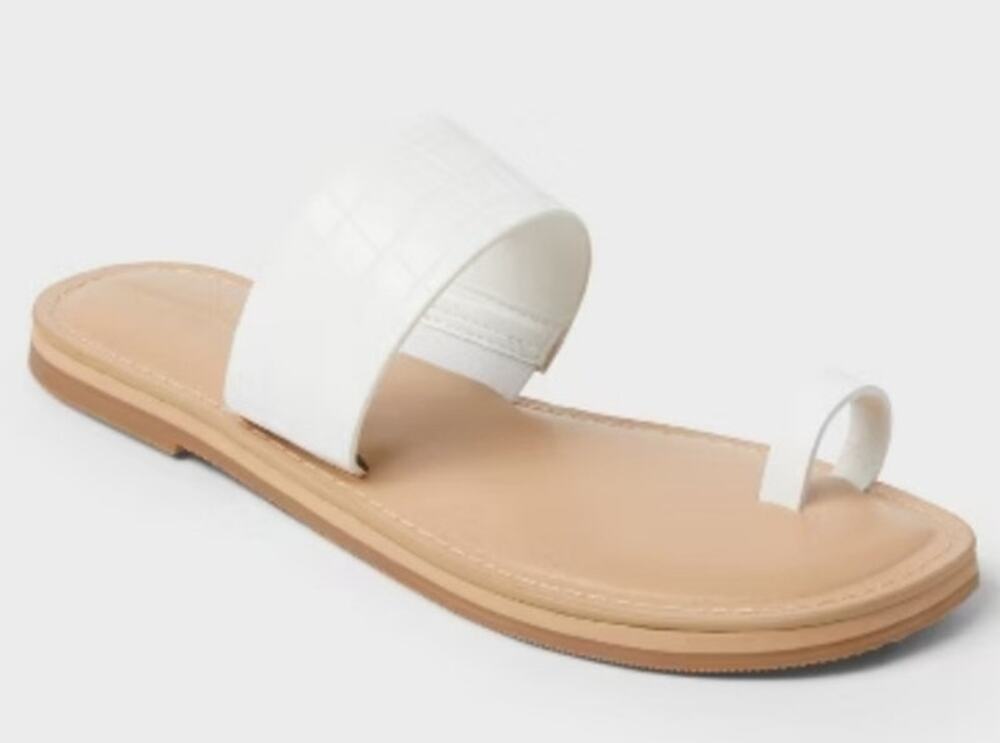 Universal Thread Juno Toe Ring Flat Sandals  Size 10